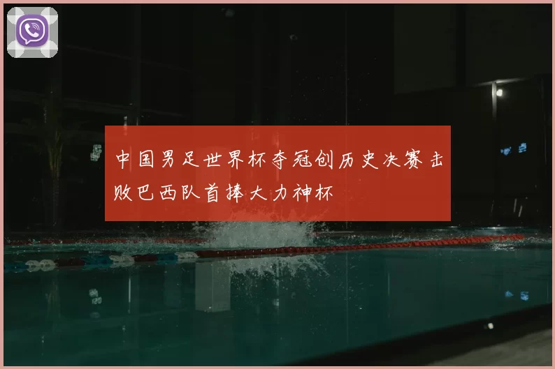 中国男足世界杯夺冠创历史决赛击败巴西队首捧大力神杯